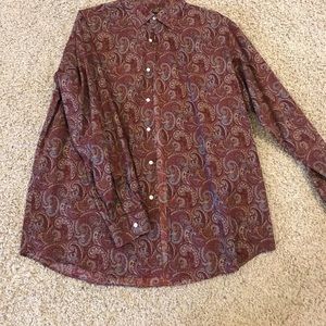 Cremiux men’s button down shirt